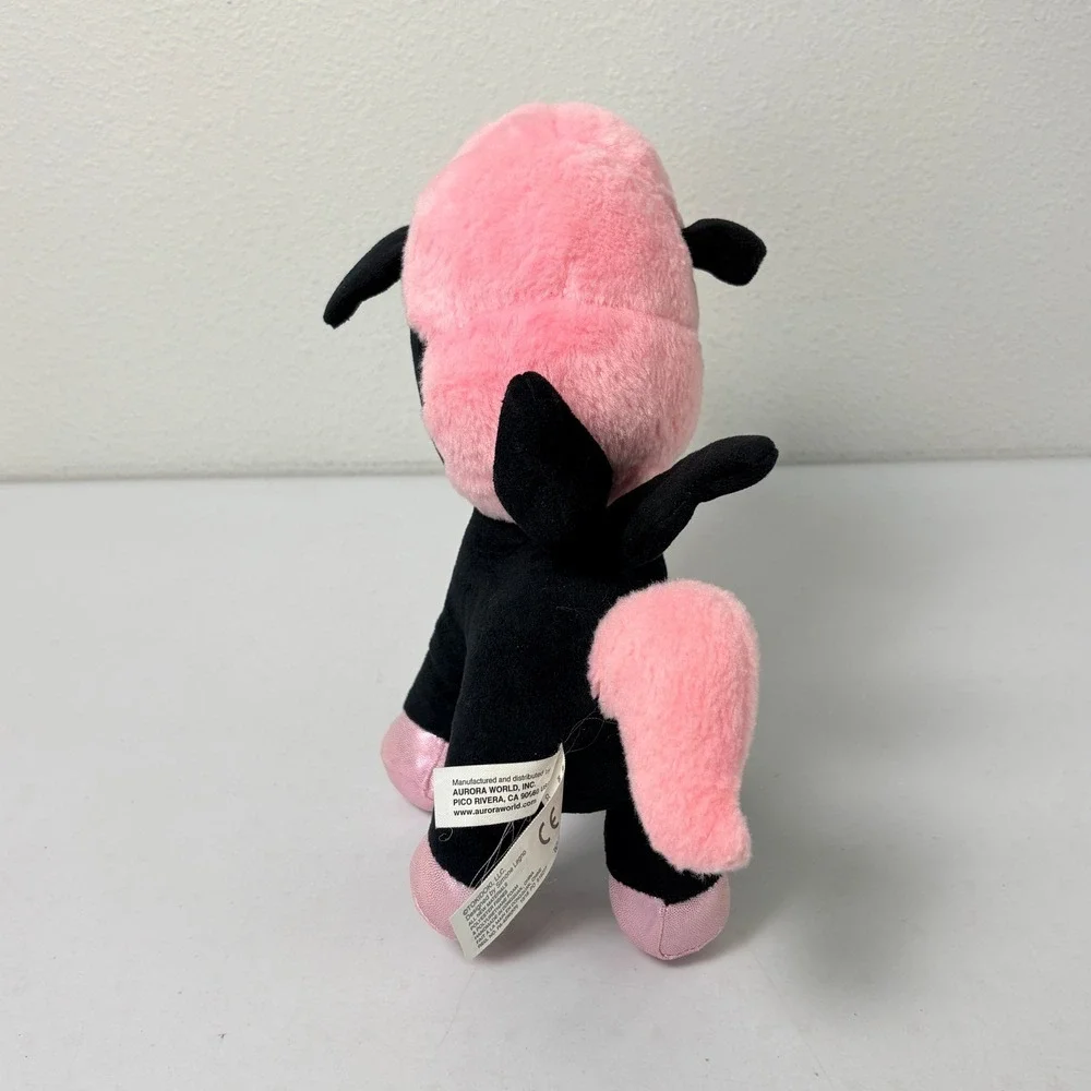 Tokidoki Unicorno DJ Sparkle Plush Stuffed Animal Toy Black Pink Unicorn